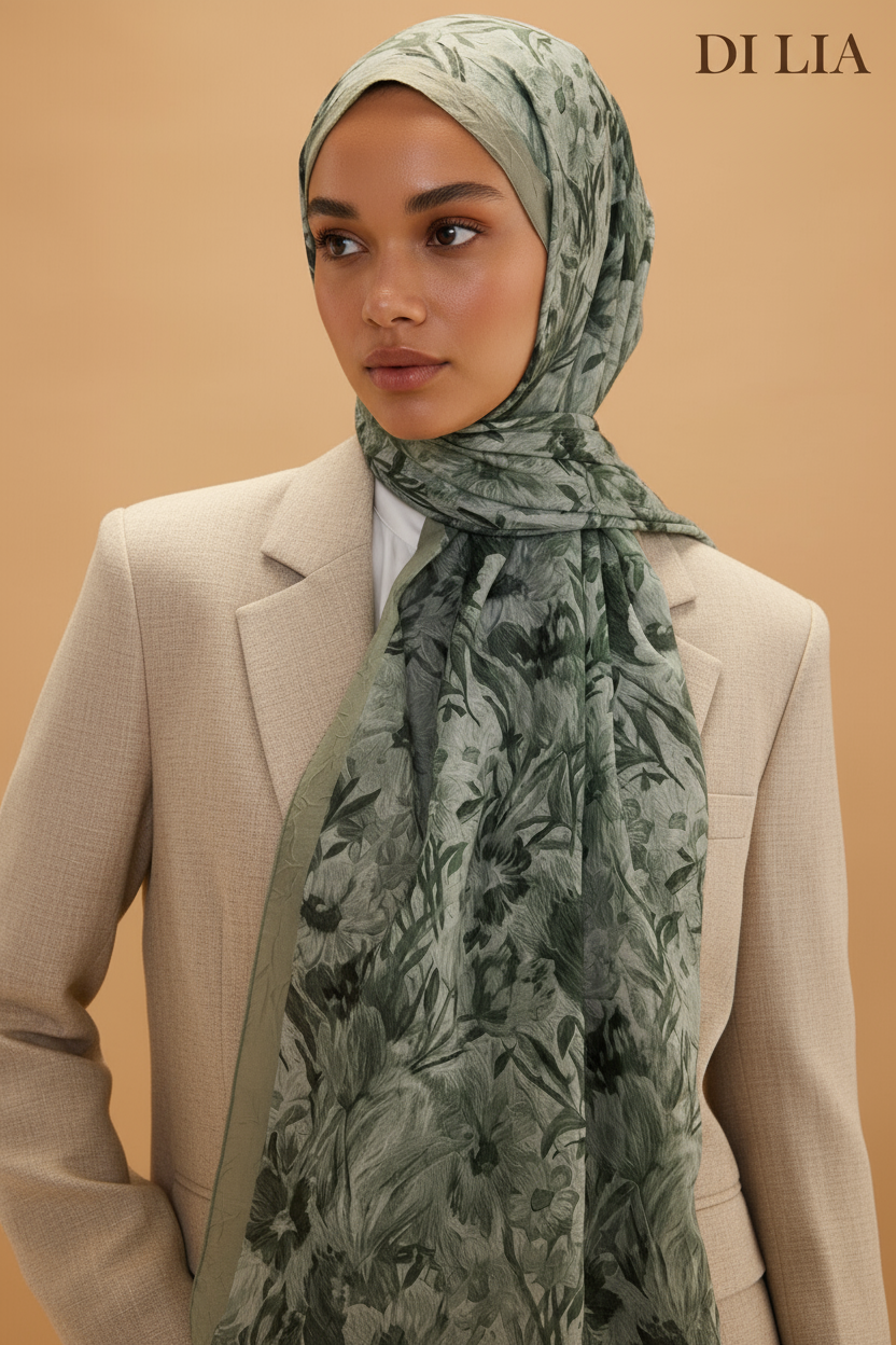 The Signature Crepe Scarf