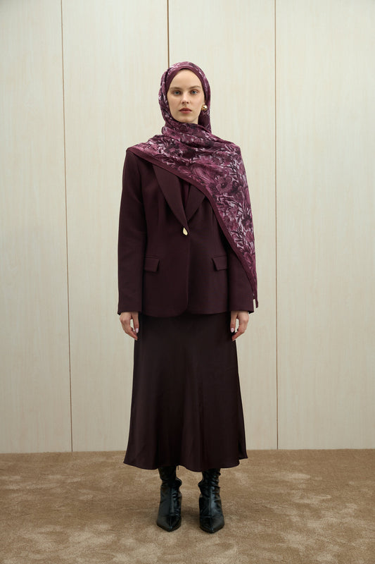 Dunkelviolett / Crushscarf